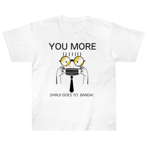 SHINJI GOES TO BANDAI ヘビーウェイトTシャツ