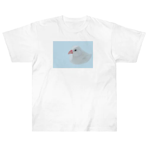 もっちり文鳥さん Heavyweight T-Shirt