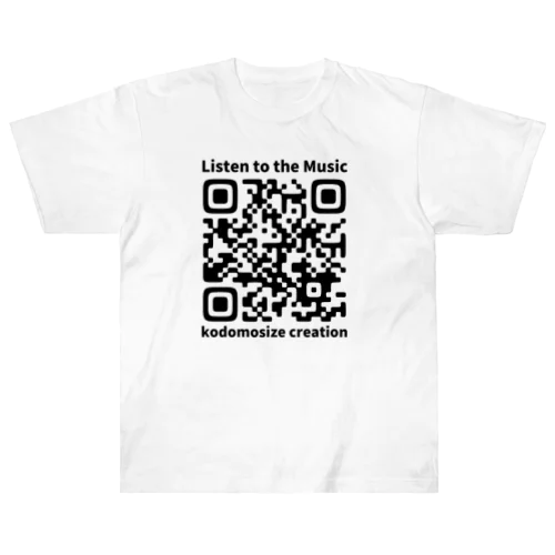 QRコード(YOUTUBE) ヘビーウェイトTシャツ