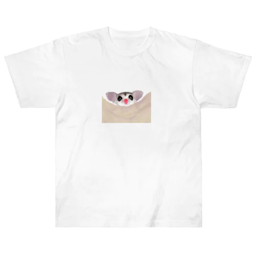 フクロモモンガの合歓ちゃん Heavyweight T-Shirt