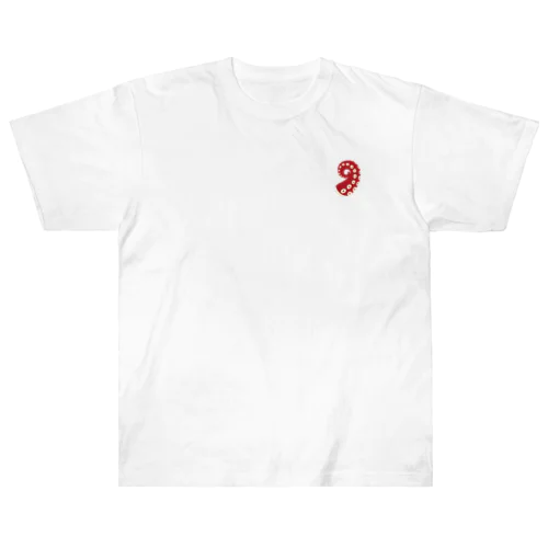 [☆両面] あつあつおでん【視力検査表パロディ】 Heavyweight T-Shirt