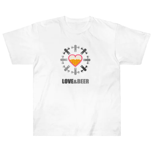 LOVE & BEER ヘビーウェイトTシャツ