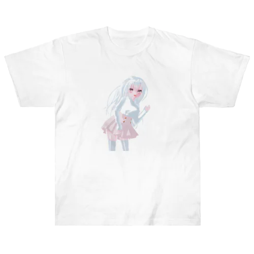 白雪ちゃんのびっくり顔 Heavyweight T-Shirt