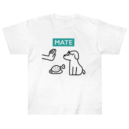 MATE - DOG ヘビーウェイトTシャツ