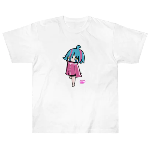 ミニアンネ(ピンク) ヘビーウェイトTシャツ