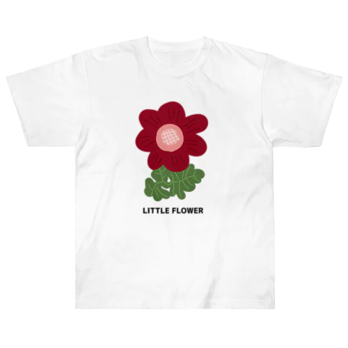 LITTLE FLOWER(RED) ヘビーウェイトTシャツ