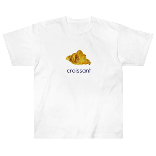 クロワッサンの絵 ヘビーウェイトTシャツ