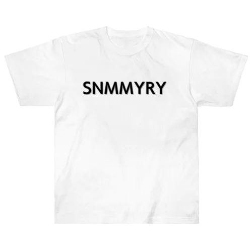 SNMMYRYボックスロゴ　パターンA Heavyweight T-Shirt