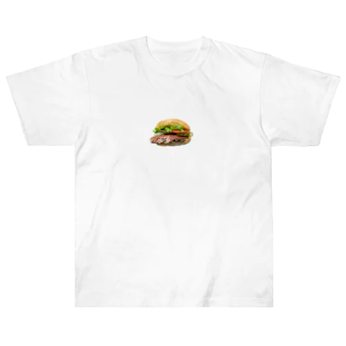 アメリカのハンバーガー Heavyweight T-Shirt