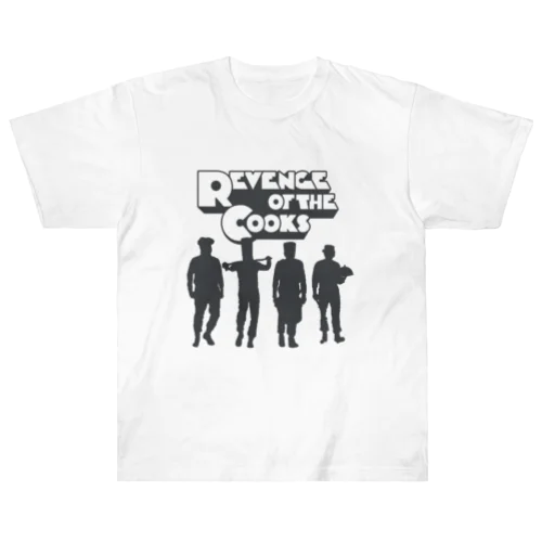 REVENGE OF THE COOKS（黒） ヘビーウェイトTシャツ