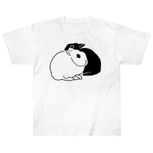 毛繕いうさぎ Heavyweight T-Shirt