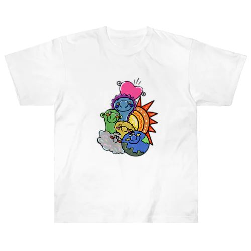 Colorful Earth ヘビーウェイトTシャツ