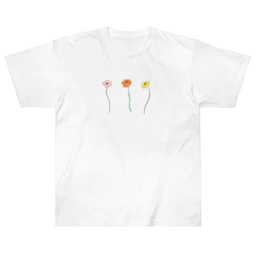 spring flowers ヘビーウェイトTシャツ