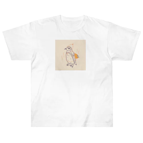 からふるサウナーケープペンギン Heavyweight T-Shirt
