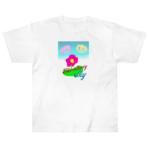 お花と雲🌼☁ Heavyweight T-Shirt