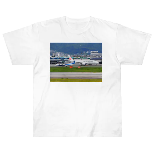 飛行機 ヘビーウェイトTシャツ