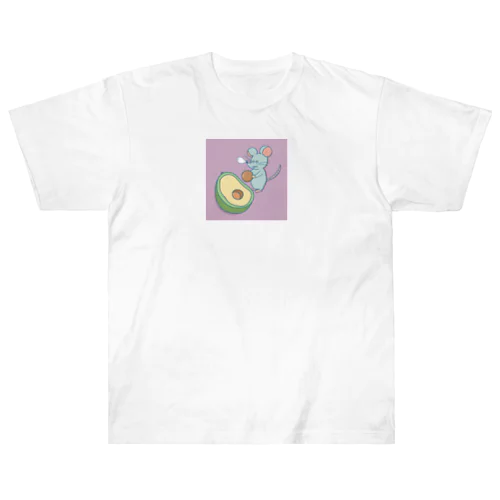 アボカドとねずみくん Heavyweight T-Shirt