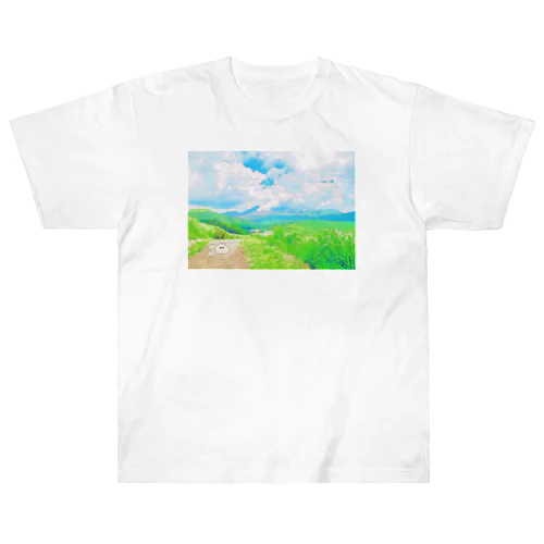 肉まん風景画Ⅱ Heavyweight T-Shirt