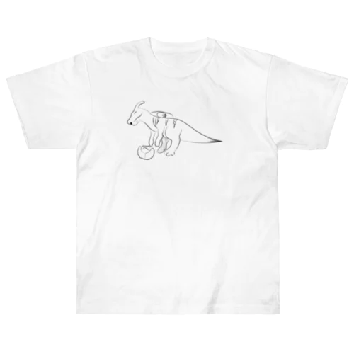 パラサウロロフス 草食系 ジュラシックランチ Heavyweight T-Shirt