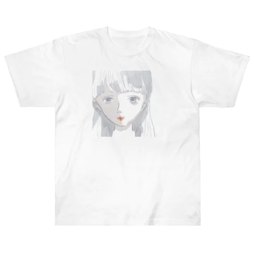 氷の女の子 Heavyweight T-Shirt