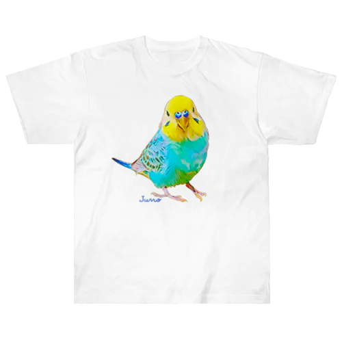 セキセイインコ／Juno ヘビーウェイトTシャツ