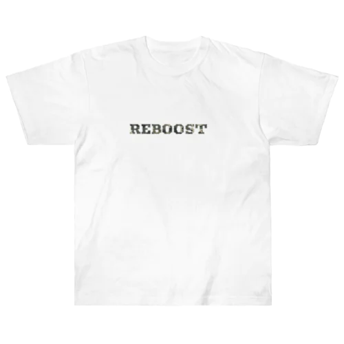 アウトドアな迷彩ロゴ【 REBOOST 】 ヘビーウェイトTシャツ