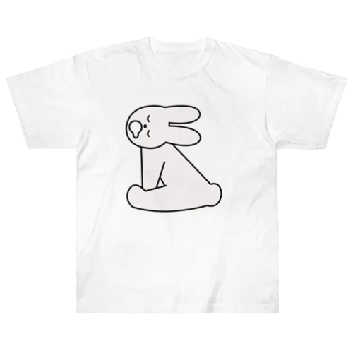 熟睡うさちゃん ヘビーウェイトTシャツ