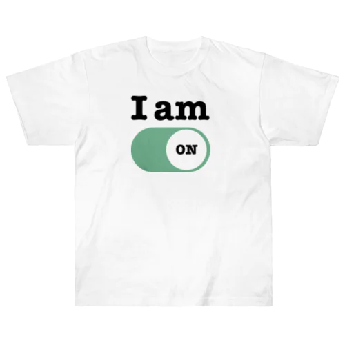 I am ON/OFF ヘビーウェイトTシャツ