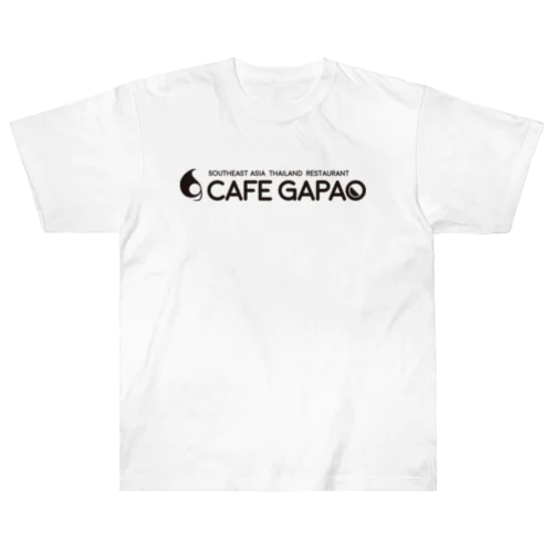 カフェガパオ公式ロゴグッズ ヘビーウェイトTシャツ