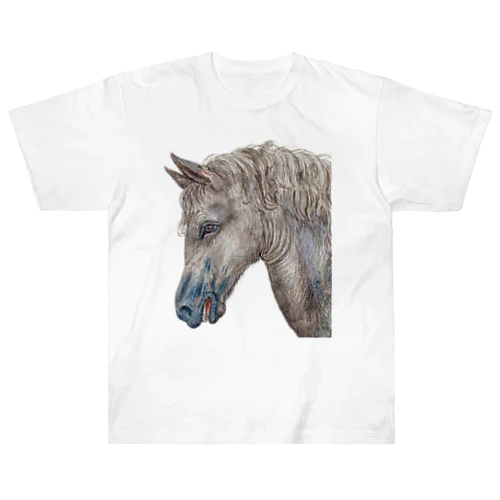 Wild Horse　横顔 ヘビーウェイトTシャツ