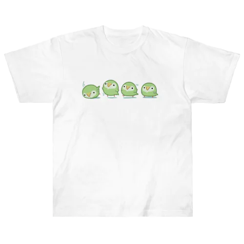 空も飛べるはずと頑張るカカポ Heavyweight T-Shirt