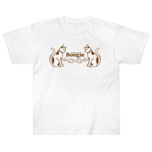 ブギ猫シンメトリー Heavyweight T-Shirt