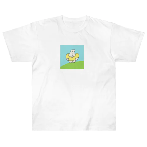 いかり肩うさぎ Heavyweight T-Shirt