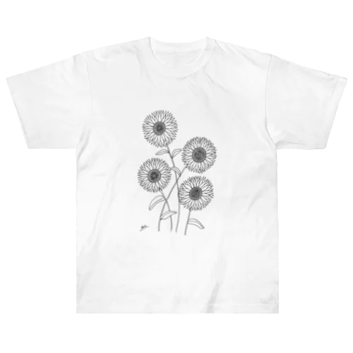 ヘリプテラム 4輪 Heavyweight T-Shirt