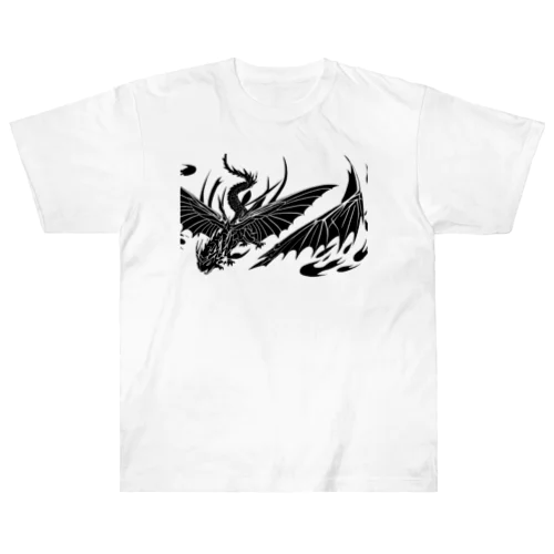 ドラゴンシルエット Heavyweight T-Shirt