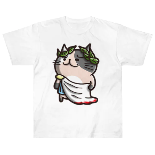 にゃえさる (まだむにゃん) Heavyweight T-Shirt