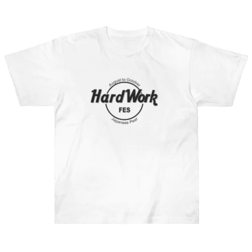 HARD WORK FES Black Heavyweight T-Shirt