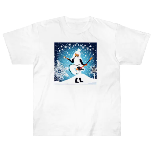 ロックな雪女♪ ヘビーウェイトTシャツ