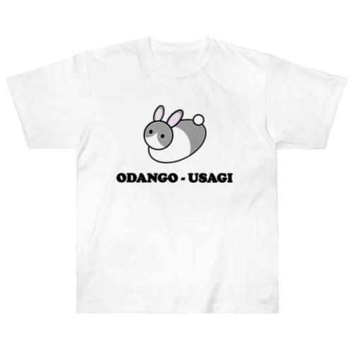 おだんごうさぎ＃10　図鑑 Ver.　黒 ヘビーウェイトTシャツ