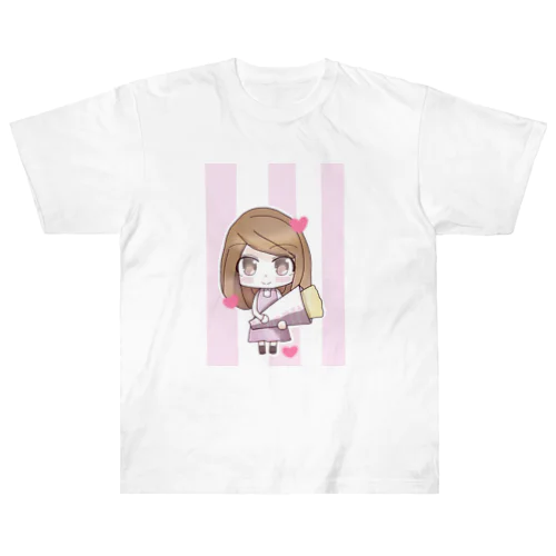 クレープと女の子 Heavyweight T-Shirt