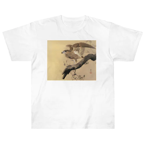 日本画：浮世絵：小原古邨_鷹  Heavyweight T-Shirt