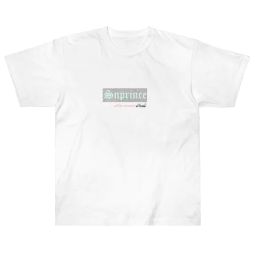 white cement Snprince boxlogo Heavyweight T-Shirt