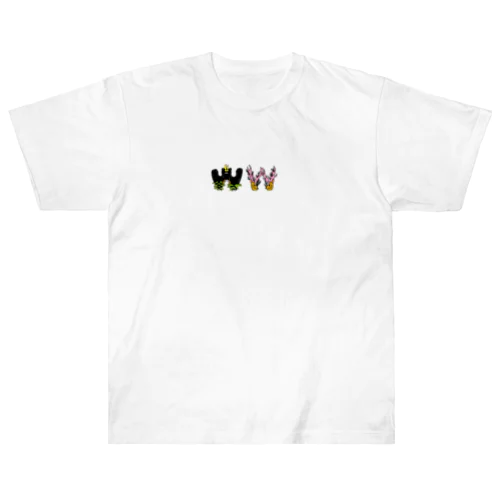WW　W2 ベーシック オリジナルロゴ ヘビーウェイトTシャツ