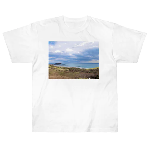 北海道の海 Heavyweight T-Shirt