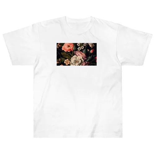 フラワープリント Heavyweight T-Shirt