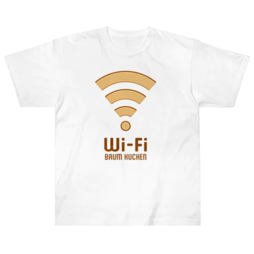 Wi-Fi バウムクーヘン Heavyweight T-Shirt