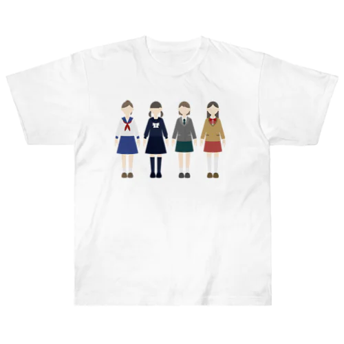 School Girls ヘビーウェイトTシャツ