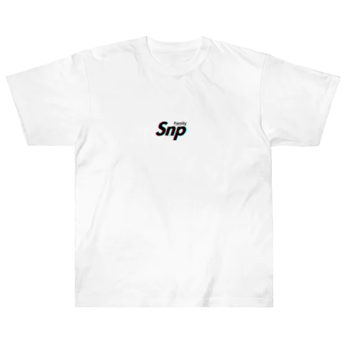 SnpFamily logo ヘビーウェイトTシャツ