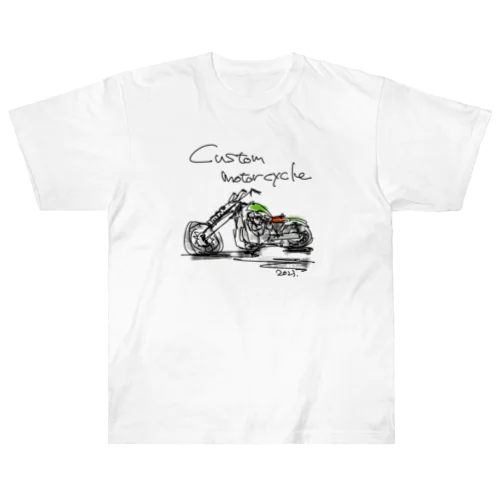 カスタムモーターサイクル ヘビーウェイトTシャツ