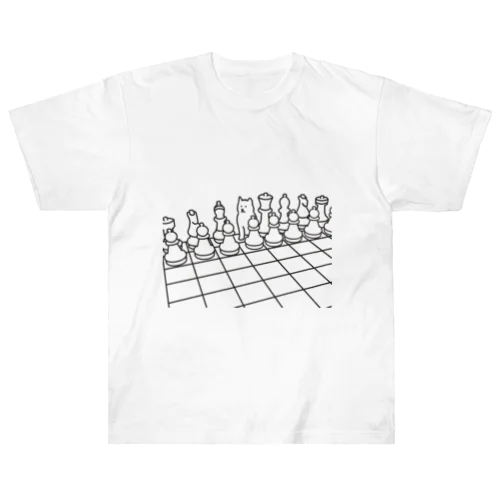 チェス犬 Heavyweight T-Shirt